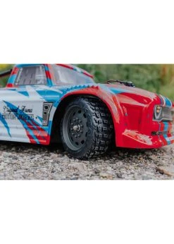 Arrma 1/8 INFRACTION 4X4 MEGA Resto-Mod Truck RTR - Red/Blue -hu bhobby shop arrma 1 8 infraction 4x4 mega resto mod truck rtr 5