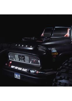 Arrma 1/8 NOTORIOUS 6S V5 4WD BLX Stunt Truck With Spektrum Firma RTR - Black -hu bhobby shop arrma 1 8 notorious 6s v5 4wd blx stunt truck with 5