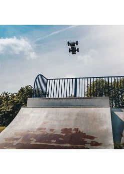 Arrma 1/8 NOTORIOUS 6S V5 4WD BLX Stunt Truck With Spektrum Firma RTR - Black -hu bhobby shop arrma 1 8 notorious 6s v5 4wd blx stunt truck with 7