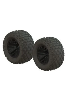 Arrma AR550044 - DBoots FORTRESS MT Tire Set Glued - Black