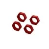 Arrma ARA310929 - Aluminum Wheel Nut 24mm - Red