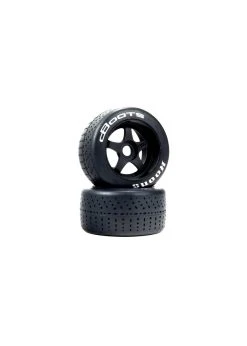 Arrma ARA550073 - 1/7 DBoots Hoons Rear 107 White Pre-Mounted Belted Tires