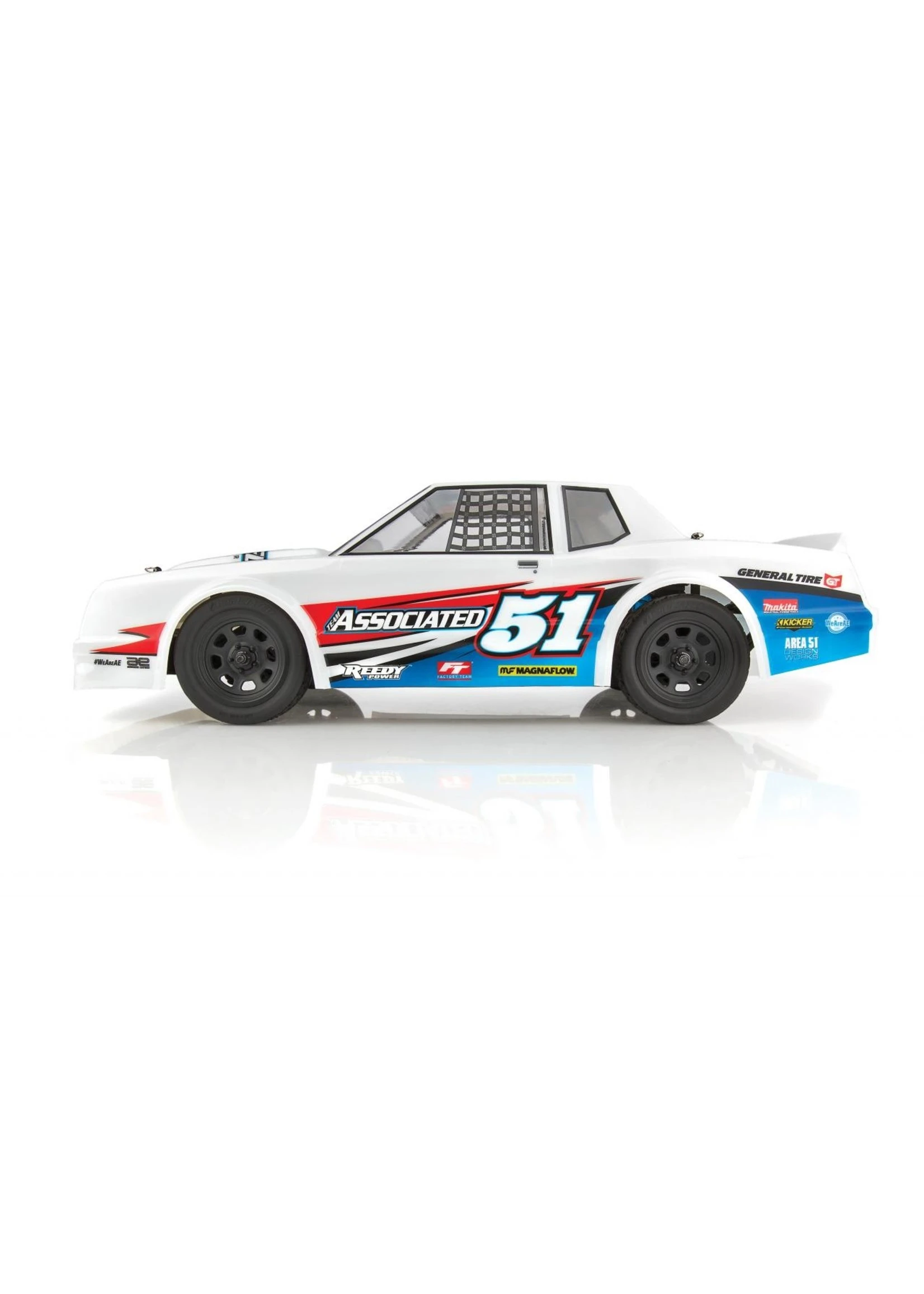 Associated 1/10 SR10 2WD Dirt Oval Race Car RTR - White 4 Associated 1/10 SR10 2WD Dirt Oval Race Car RTR - White - Image 4