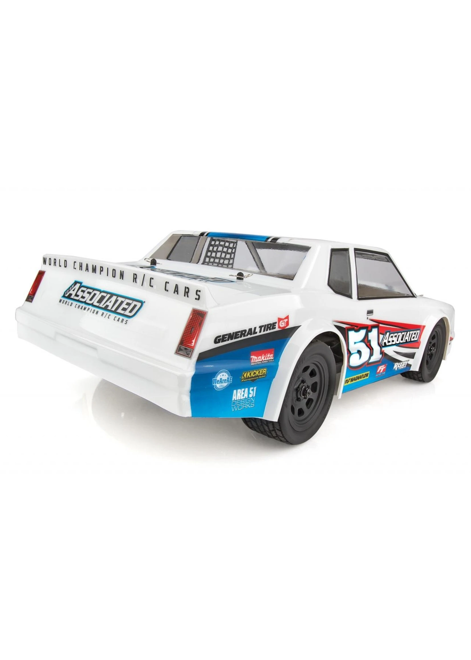 Associated 1/10 SR10 2WD Dirt Oval Race Car RTR - White 5 Associated 1/10 SR10 2WD Dirt Oval Race Car RTR - White - Image 5