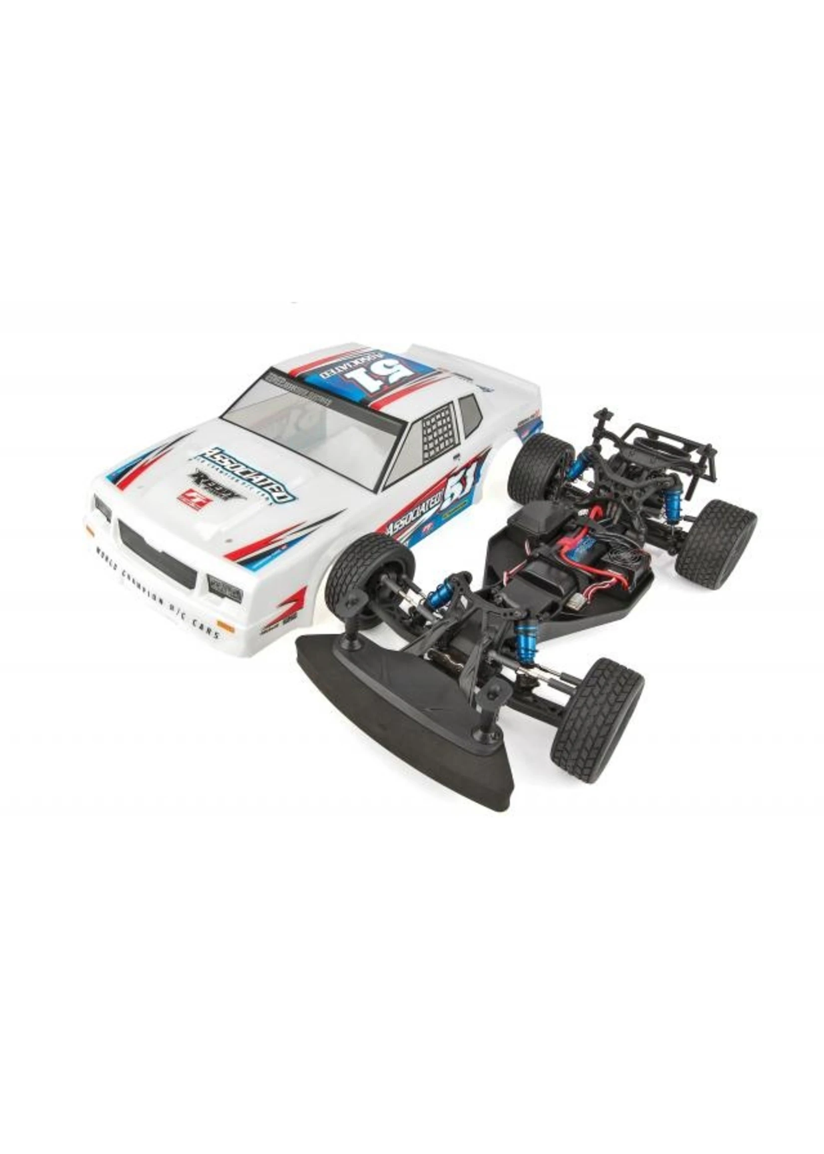 Associated 1/10 SR10 2WD Dirt Oval Race Car RTR - White 7 Associated 1/10 SR10 2WD Dirt Oval Race Car RTR - White - Image 7