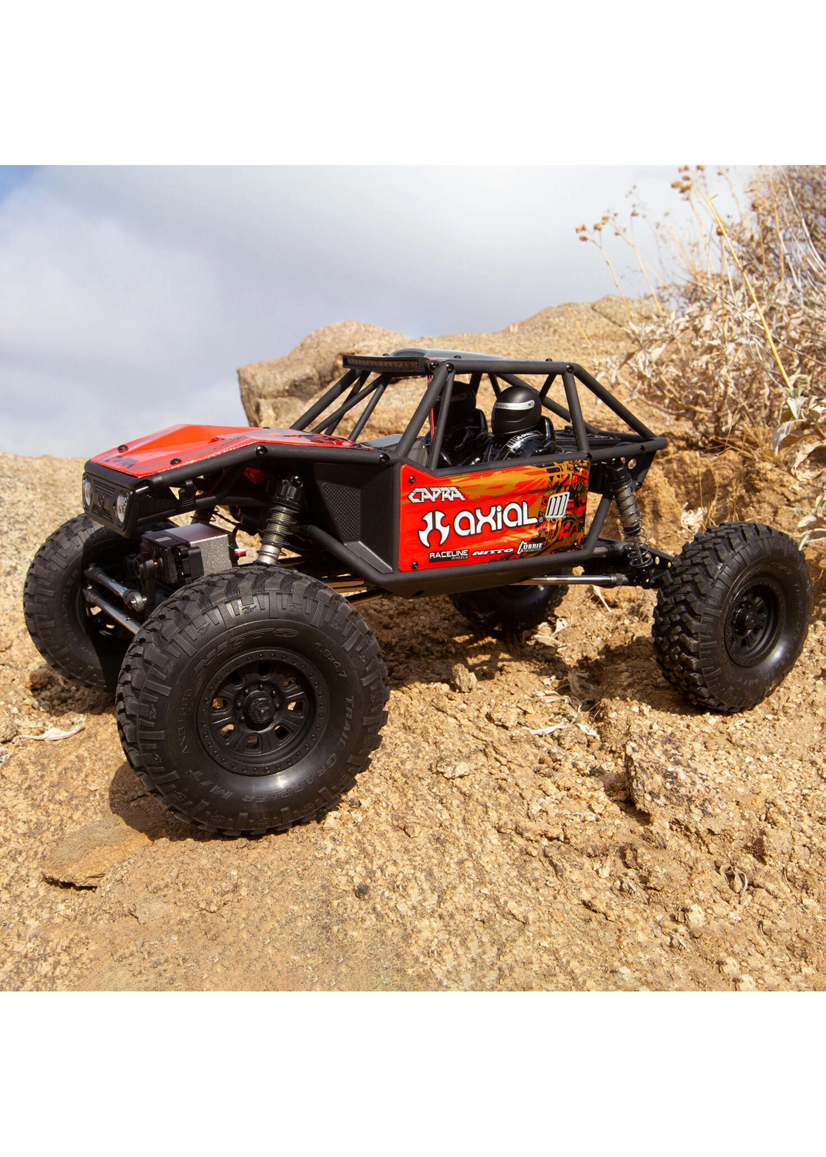 Axial 1/10 Capra 1.9 Unlimited 4WD Trail Buggy Brushed RTR - Red 7 Axial 1/10 Capra 1.9 Unlimited 4WD Trail Buggy Brushed RTR - Red - Image 7