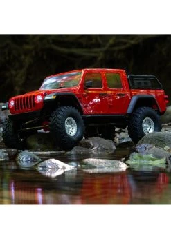 Axial 1/10 SCX10 III Jeep JT Gladiator With Portals RTR - Red -hu bhobby shop axial 1 10 scx10 iii jeep jt gladiator with portal 7