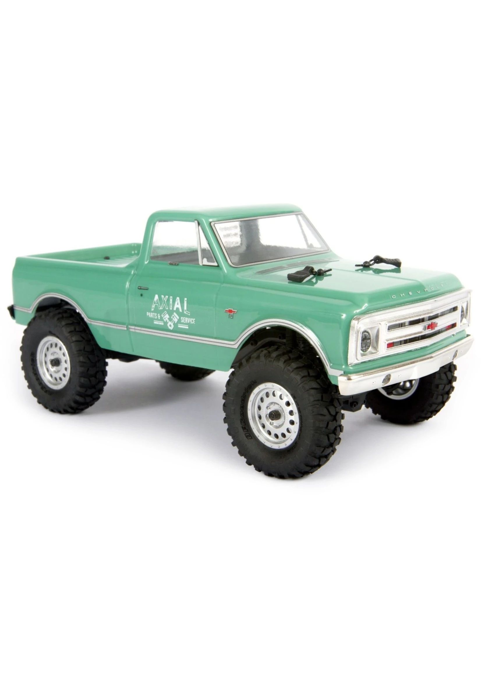 Axial 1/24 SCX24 1967 Chevrolet C10 4WD Truck Brushed RTR - Light Green 3 Axial 1/24 SCX24 1967 Chevrolet C10 4WD Truck Brushed RTR - Light Green - Image 3