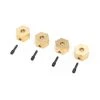 Axial Hex Hubs, Brass - UTB18