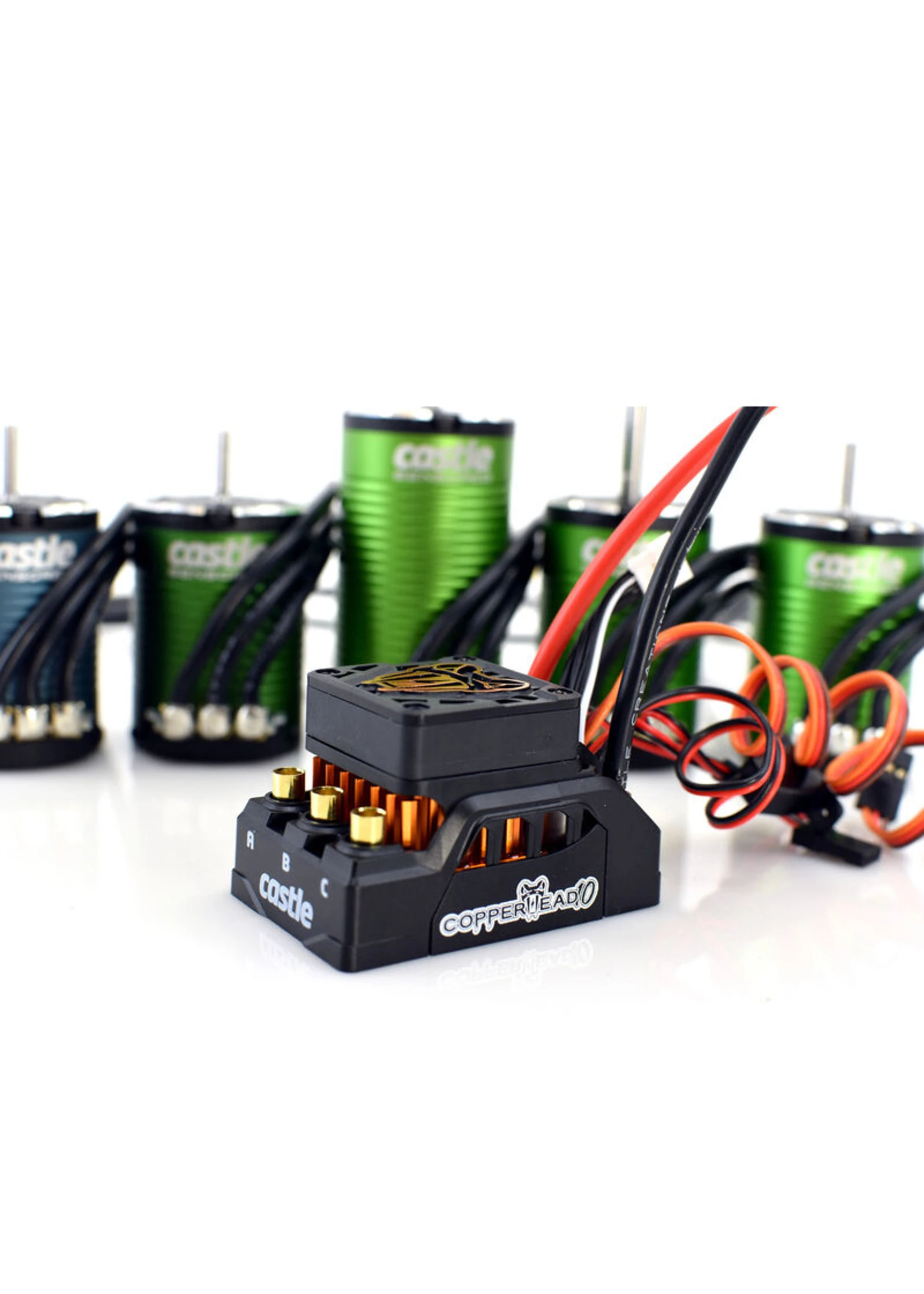 Castle Creations SE10016608 - 1/10 Copperhead 1406-3800Kv Sensored Brushless ESC/Motor Combo 1 Castle Creations SE10016608 - 1/10 Copperhead 1406-3800Kv Sensored Brushless ESC/Motor Combo