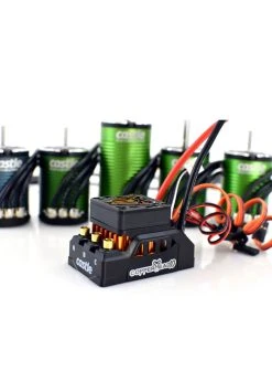 Castle Creations SE10016611 - 1/10 Copperhead 1410-3800Kv 5mm SHAFT Sensored Brushless ESC/Motor Combo
