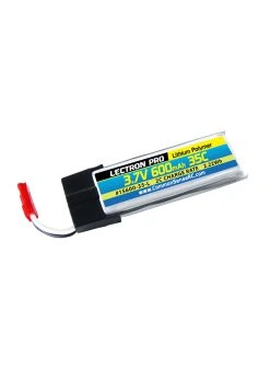 COMMON SENSE RC 1S600-35-L - 3.7V 600mAh 35C LiPo W/JST