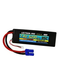 COMMON SENSE RC 2S5200-355 - 7.4V 5200mAh 35C Lipo Battery With EC5 Connector