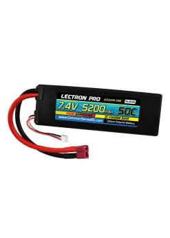 COMMON SENSE RC 2S5200-50D - 7.4V 5200mAh 50C Lipo Battery With Deans-Type Connector