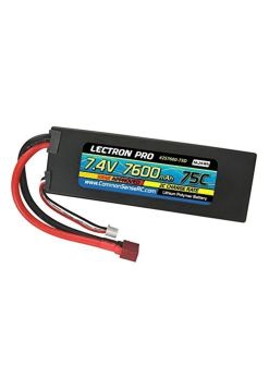 COMMON SENSE RC 2S7600-75D - 7.4V 7600mAh 75C Lipo Battery With Deans-Type Connector
