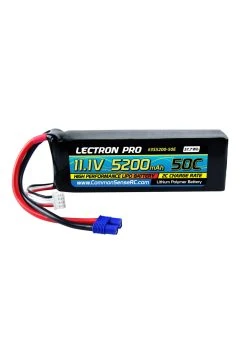 COMMON SENSE RC 3S5200-50E - 11.1V 5200mAh 50C Lipo Battery With EC3 Connector