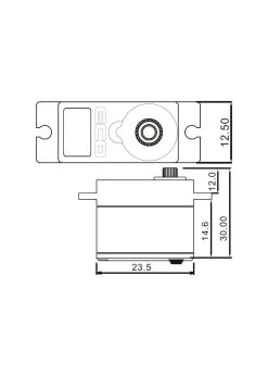 EcoPower 640T - 13g Digital Sub-Micro MG Servo -hu bhobby shop ecopower 640t 13g digital sub micro mg servo 3