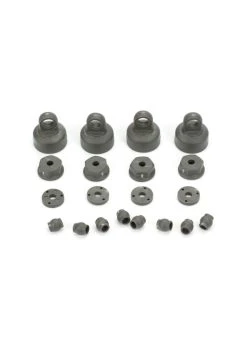 1037 - Shock Cap, Piston, Pivot Ball Set: All ECX 1/10 2WD