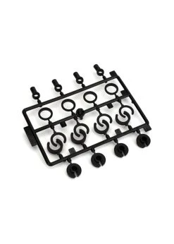1038 - Shock End, Spring Cup, Spring Clip Set: All ECX 1/10 2WD