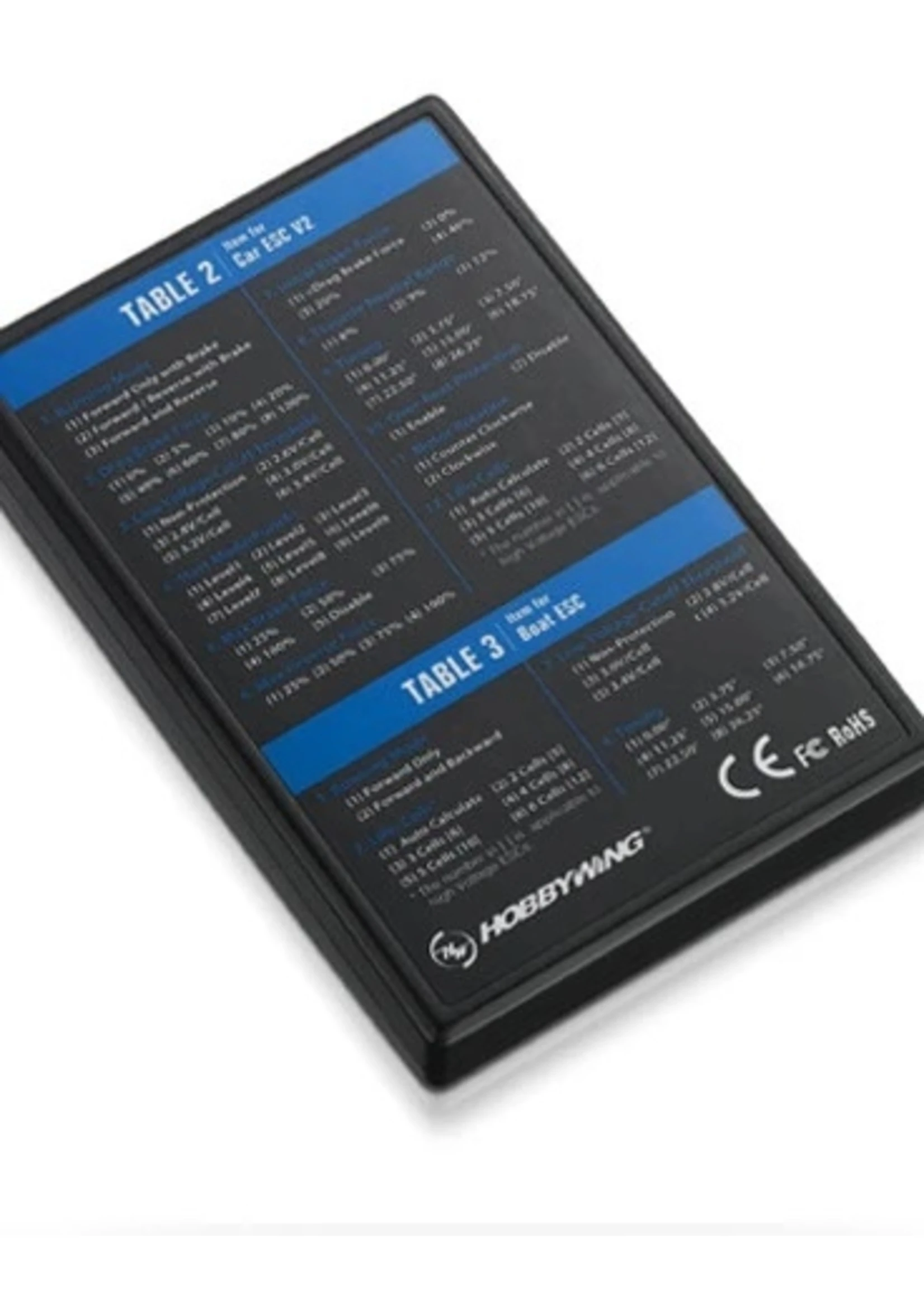 Hobbywing 30501003 - LED Program Card 2 Hobbywing 30501003 - LED Program Card - Image 2