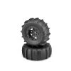 JCONCEPTS JCO31543045 - Animal 1/10 SCT Paddle Tires Mounted On Tremor Wheels, Yellow Compound