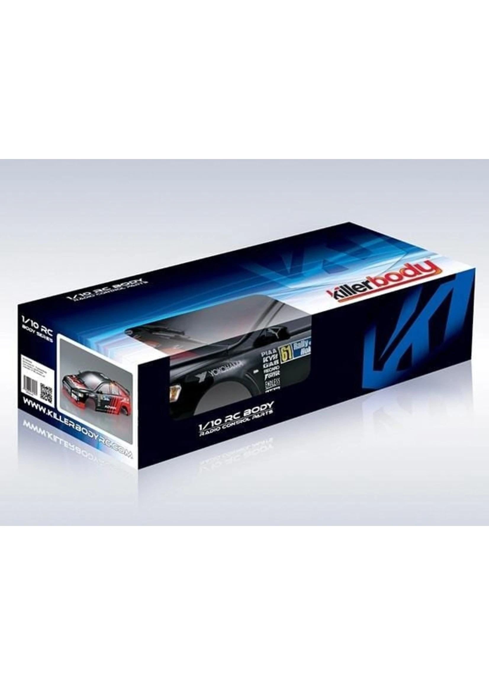 Killerbody 48002 - 1/10 Mitsubishi Lancer Evolution X Pre-Painted Rally Body 2 Killerbody 48002 - 1/10 Mitsubishi Lancer Evolution X Pre-Painted Rally Body - Image 2