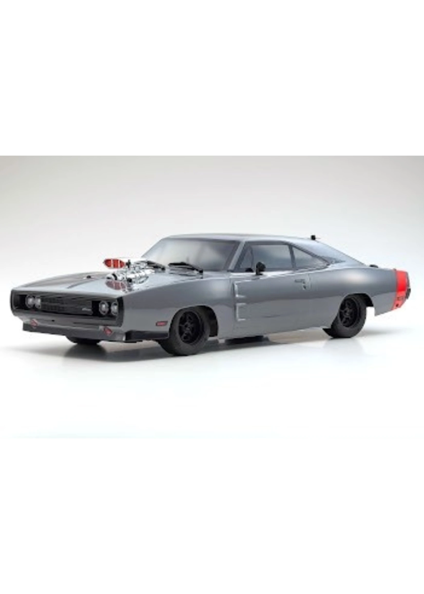 Kyosho 1/10 Fazer Mk2 1970 Dodge Charger VE Supercharged - Gray 2 Kyosho 1/10 Fazer Mk2 1970 Dodge Charger VE Supercharged - Gray - Image 2