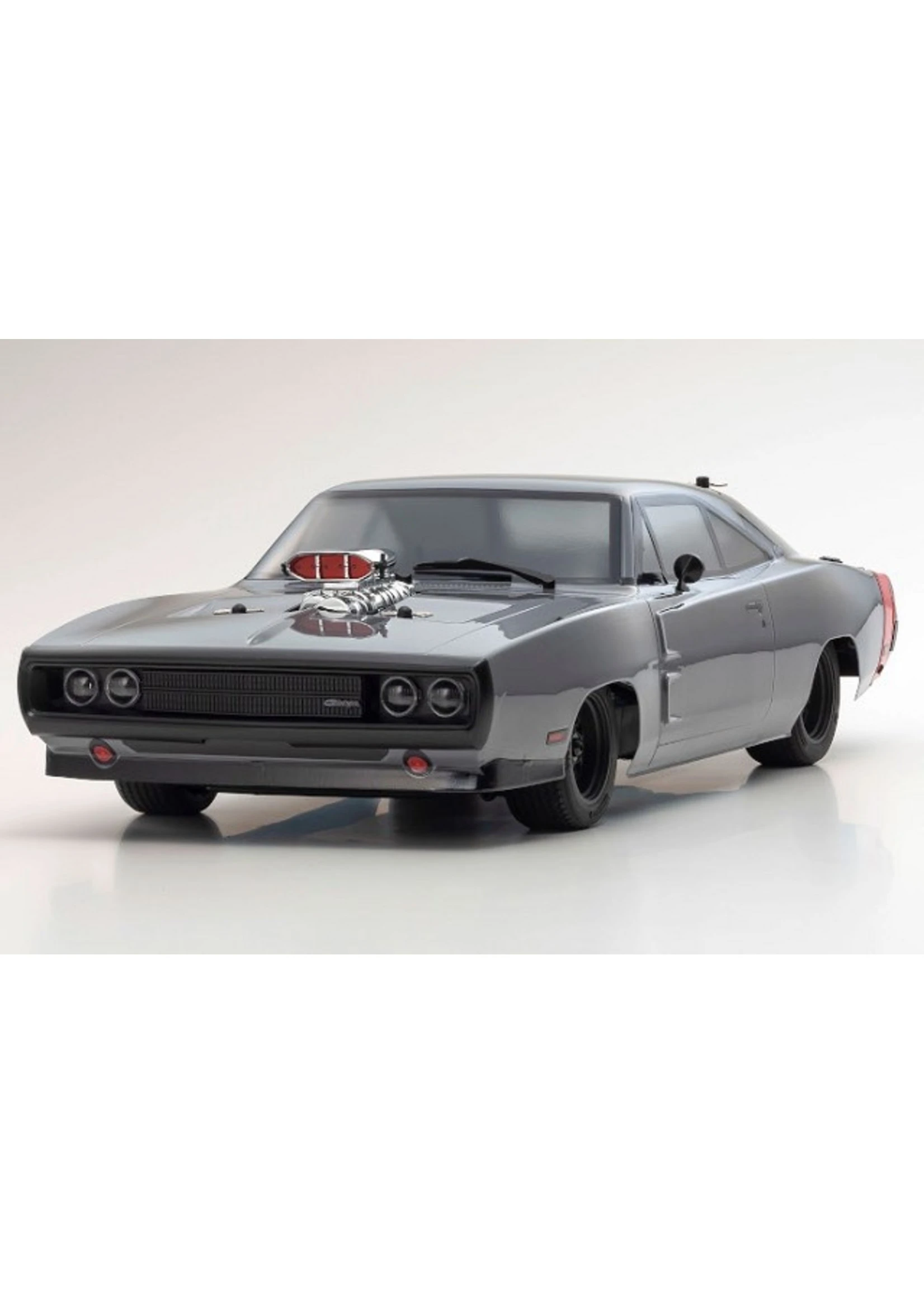 Kyosho 1/10 Fazer Mk2 1970 Dodge Charger VE Supercharged - Gray 4 Kyosho 1/10 Fazer Mk2 1970 Dodge Charger VE Supercharged - Gray - Image 4
