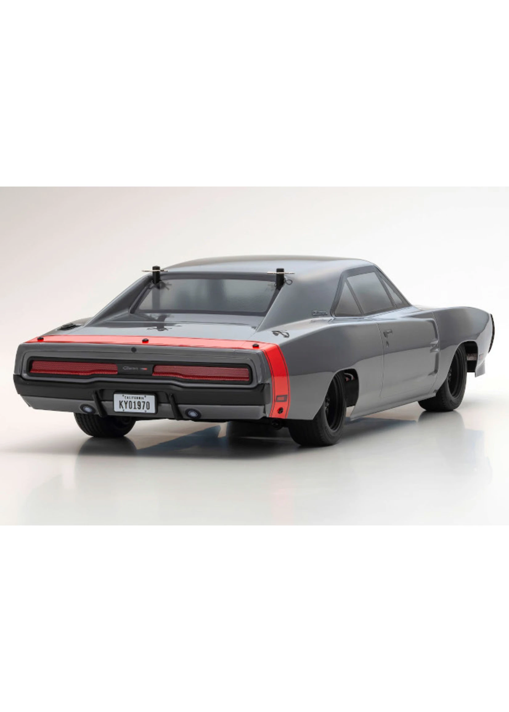 Kyosho 1/10 Fazer Mk2 1970 Dodge Charger VE Supercharged - Gray 5 Kyosho 1/10 Fazer Mk2 1970 Dodge Charger VE Supercharged - Gray - Image 5