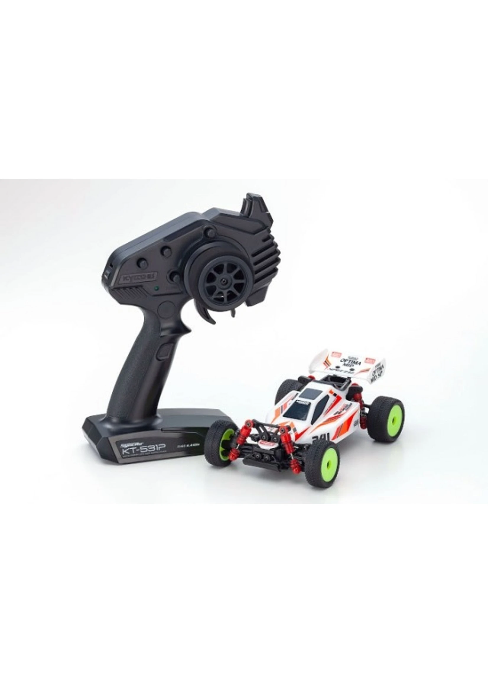 Kyosho 32092W - MINI-Z Turbo Optima Mid White - Readyset 1 Kyosho 32092W - MINI-Z Turbo Optima Mid White - Readyset