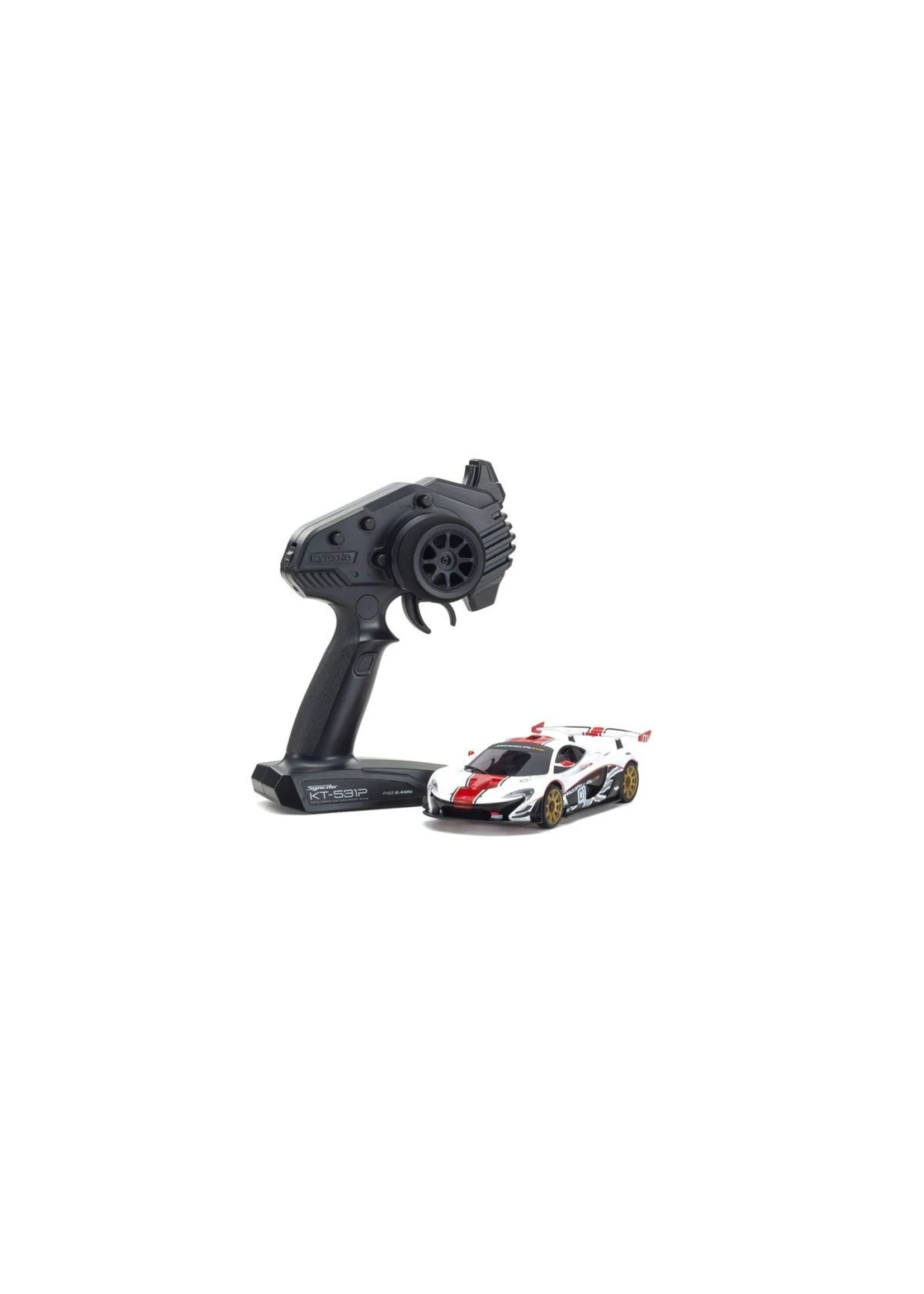 Kyosho 32324WR - MINI-Z RWD McLaren P1 GTR White/Red MR-03 - Readyset 1 Kyosho 32324WR - MINI-Z RWD McLaren P1 GTR White/Red MR-03 - Readyset