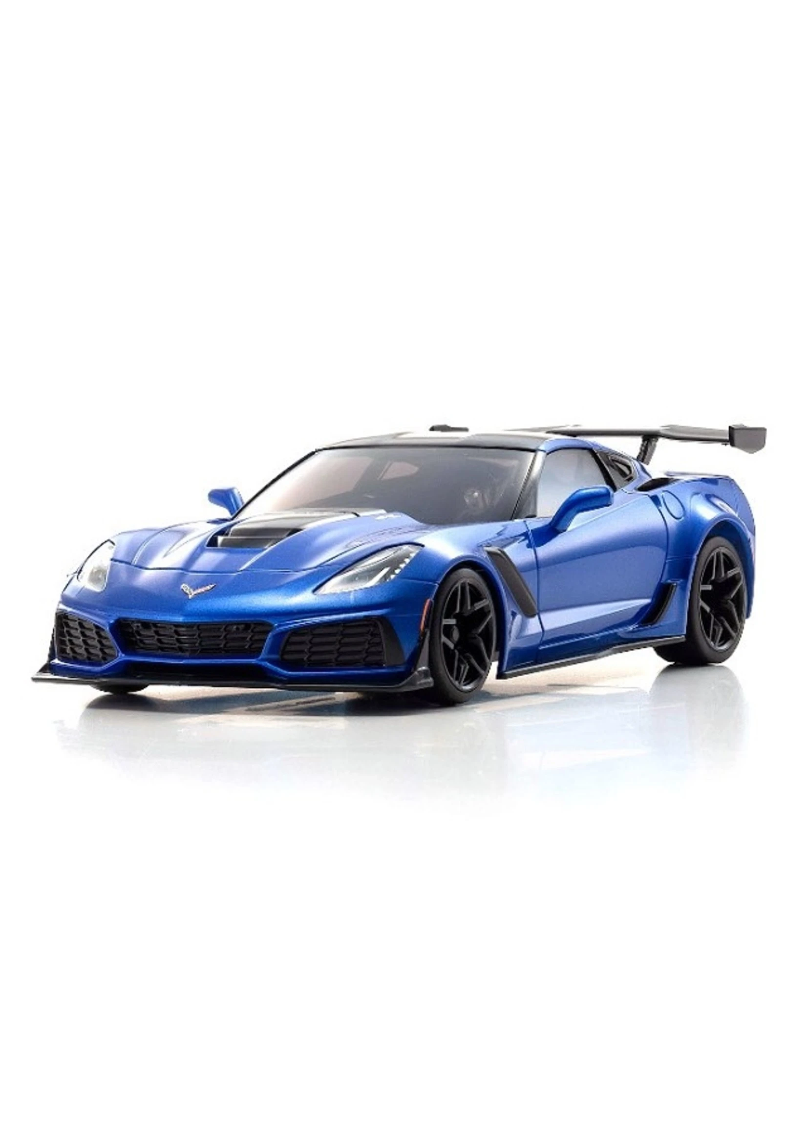 Kyosho 32334BL - MINI-Z RWD Corvette ZR1 Blue With LED - Readyset 2 Kyosho 32334BL - MINI-Z RWD Corvette ZR1 Blue With LED - Readyset - Image 2
