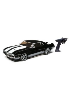 LOSI 1/10 1969 Chevy Camaro V100 AWD Brushed RTR - Black