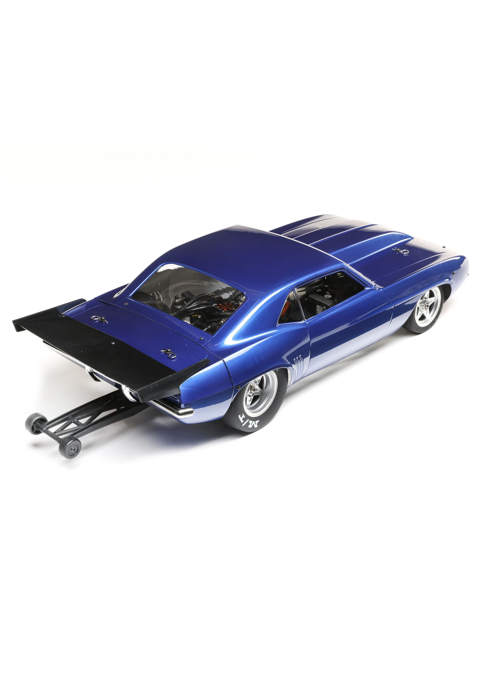 LOSI 1/10 '69 Camaro 22S No Prep Drag Car, Brushless 2WD RTR - Blue 3 LOSI 1/10 '69 Camaro 22S No Prep Drag Car, Brushless 2WD RTR - Blue - Image 3