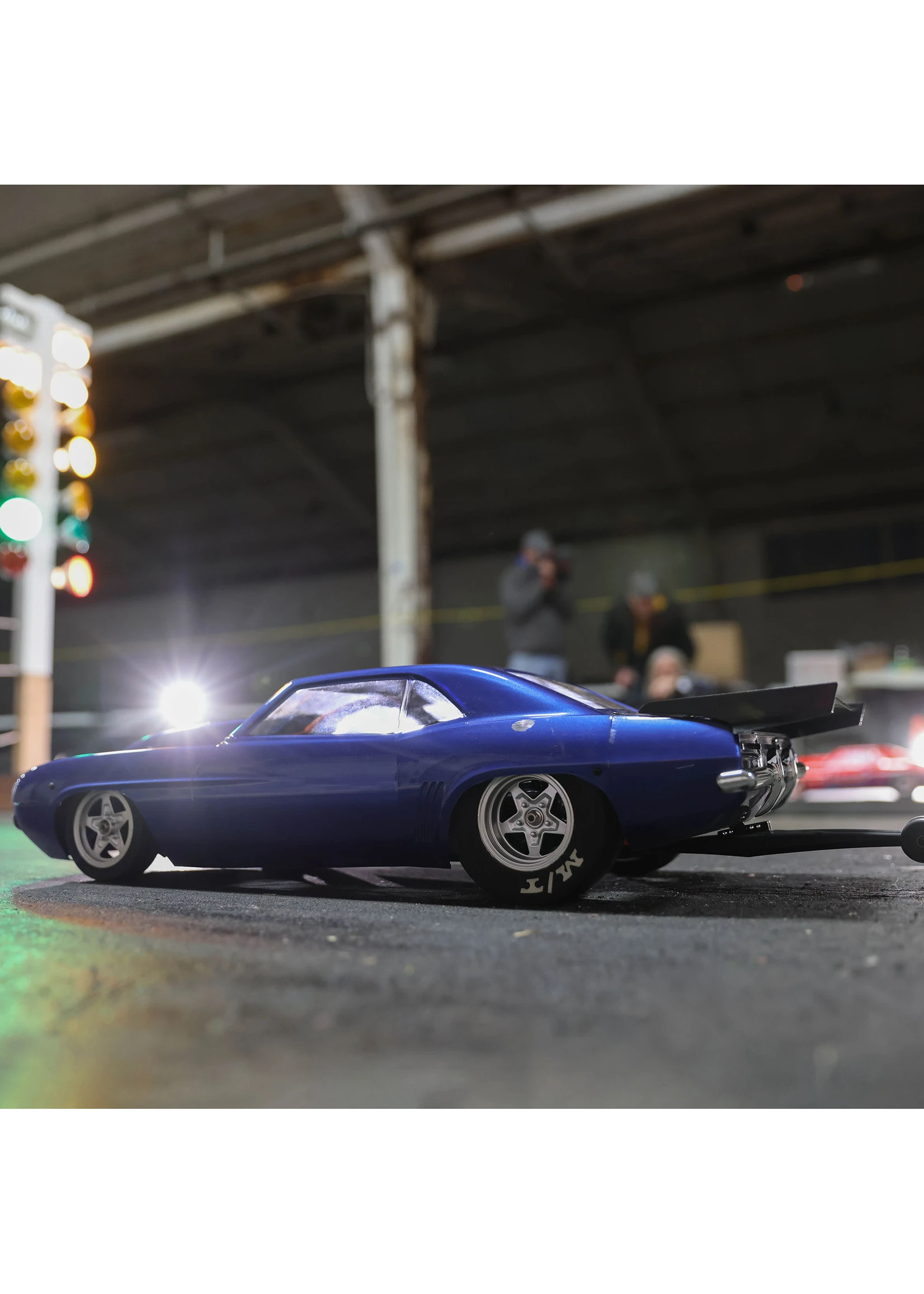 LOSI 1/10 '69 Camaro 22S No Prep Drag Car, Brushless 2WD RTR - Blue 11 LOSI 1/10 '69 Camaro 22S No Prep Drag Car, Brushless 2WD RTR - Blue - Image 11