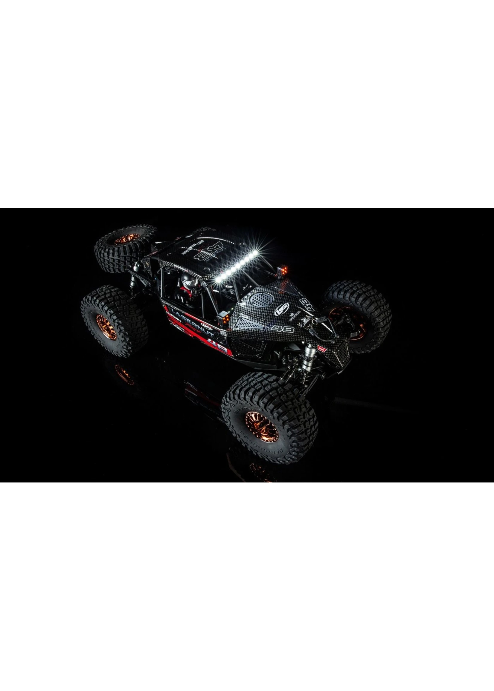 LOSI 1/10 Lasernut U4 4WD Brushless RTR With Smart ESC - Black 12 LOSI 1/10 Lasernut U4 4WD Brushless RTR With Smart ESC - Black - Image 12
