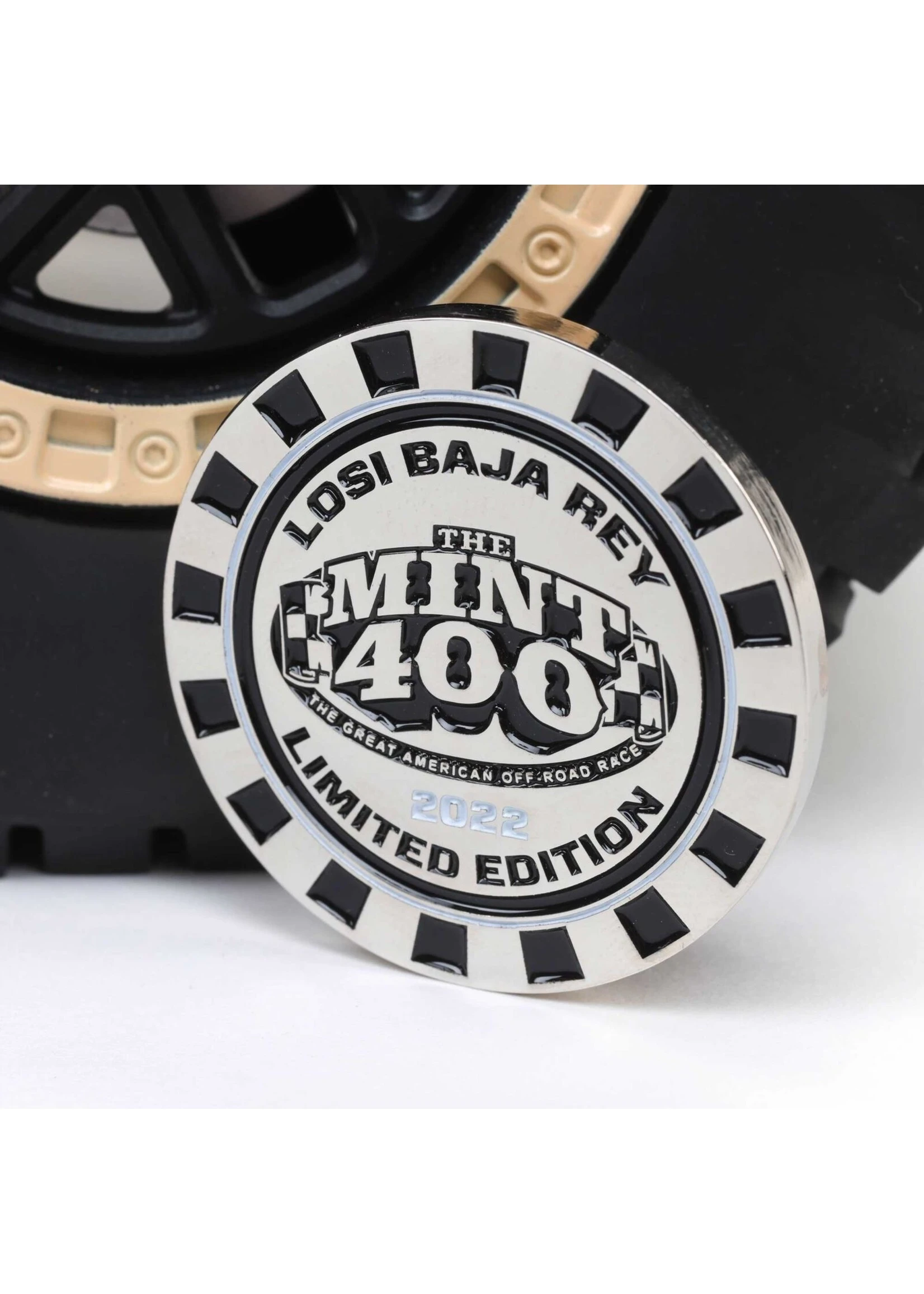 LOSI 1/10 Mint 400 Ford Raptor Baja Rey Limited Edition 4WD RTR - Tan 10 LOSI 1/10 Mint 400 Ford Raptor Baja Rey Limited Edition 4WD RTR - Tan - Image 10