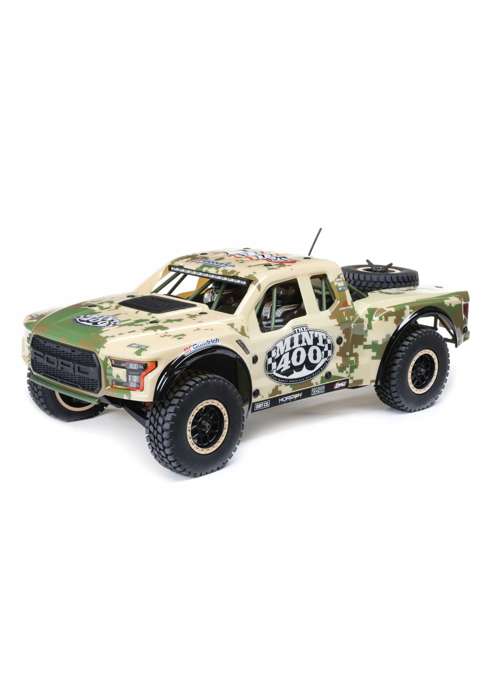 LOSI 1/10 Mint 400 Ford Raptor Baja Rey Limited Edition 4WD RTR - Tan 1 LOSI 1/10 Mint 400 Ford Raptor Baja Rey Limited Edition 4WD RTR - Tan