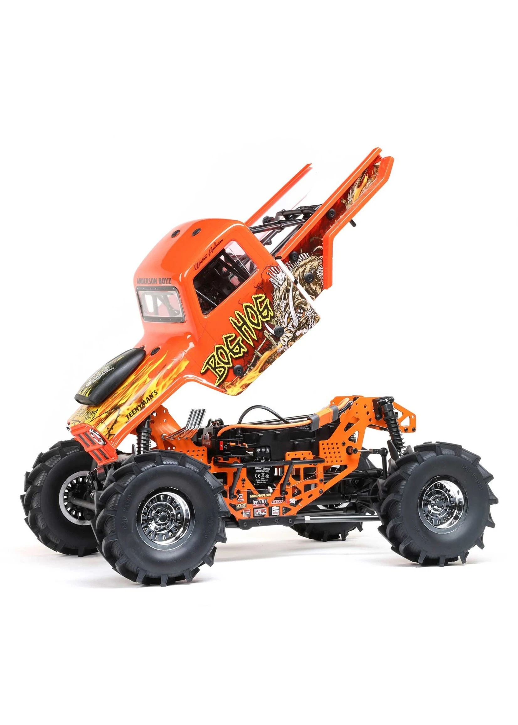LOSI LOS04024T2 - LMT Brushless 4WD Solid Axle Mega Truck, RTR - Bog Hog 5 LOSI LOS04024T2 - LMT Brushless 4WD Solid Axle Mega Truck, RTR - Bog Hog - Image 5