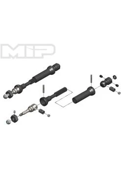 18150 - MIP X-Duty™, CVD™ Drive Kit Traxxas, 1/10 Scale Front 4WD - 87mm-112mm