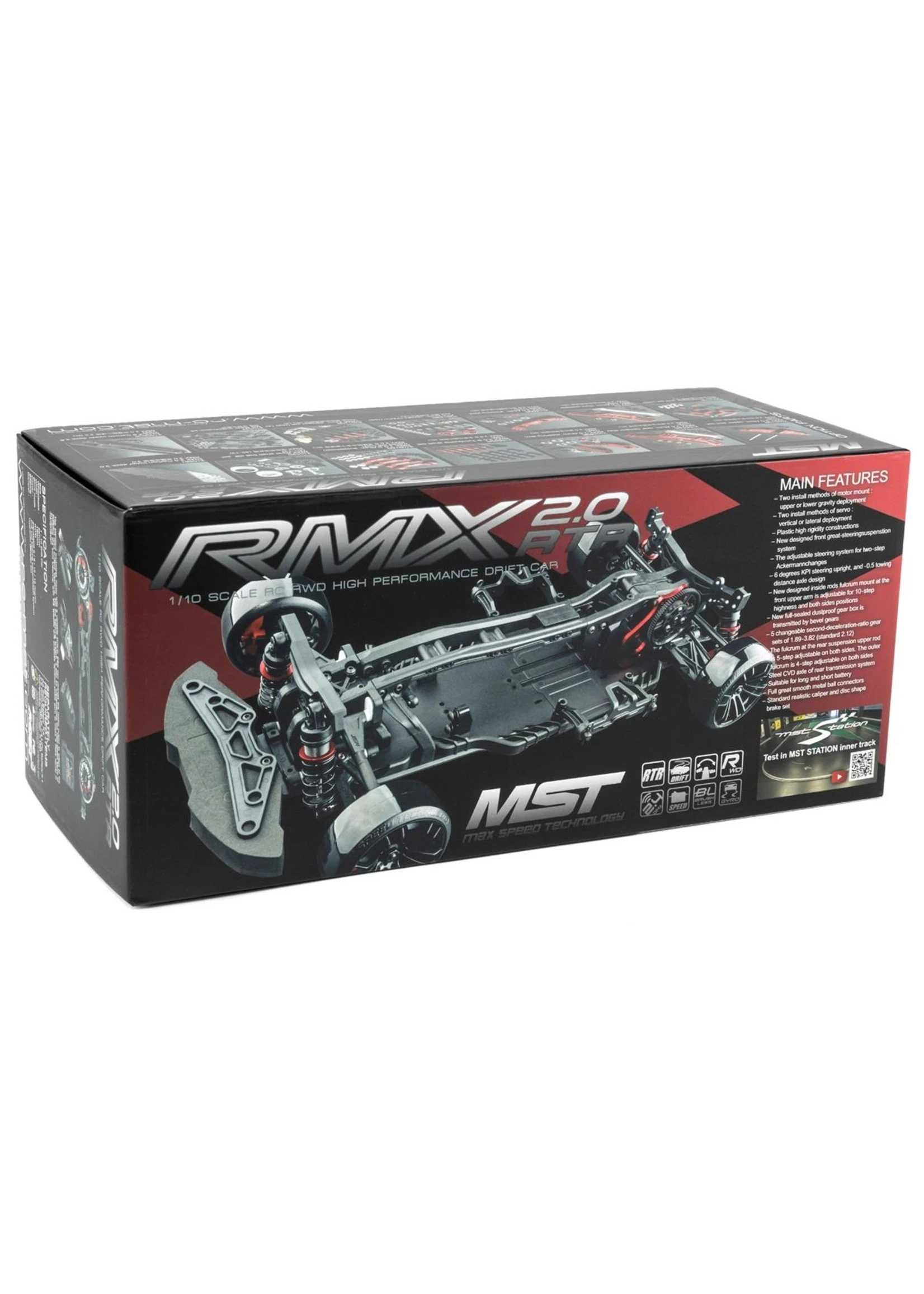 MST 533820GR - RMX 2.0 1/10 2WD Brushless RTR Drift Car W/LBMT Body (Grey) 9 MST 533820GR - RMX 2.0 1/10 2WD Brushless RTR Drift Car W/LBMT Body (Grey) - Image 9