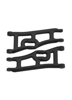 RPM 70662 - Wide Front A-arms For Traxxas Rustler, Stampede 2WD - Black