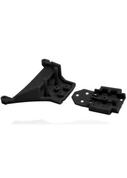 RPM 73562 - Front Bulkhead For Traxxas LCG Slash 4X4 - Black