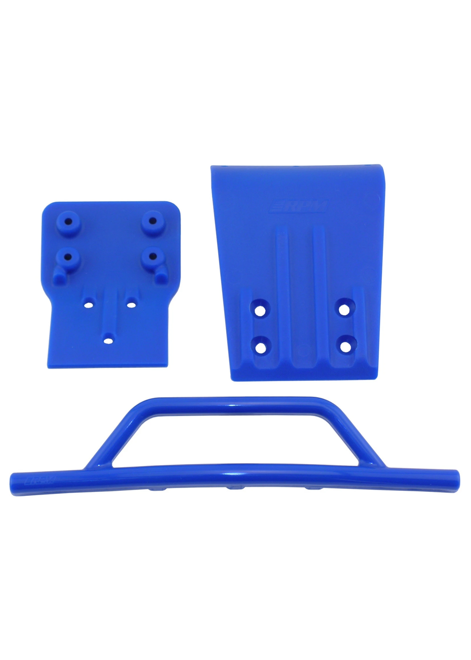 RPM 80025 - Front Bumper & Skid Plate For Traxxas Slash 4X4 - Blue 1 RPM 80025 - Front Bumper & Skid Plate For Traxxas Slash 4X4 - Blue
