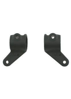 RPM 80372 - Front Bearing Carriers For Traxxas Slash 2WD, Nitro Slash, Stampede 2WD & Rustler - Black