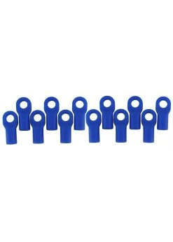 RPM 80475 - Short Rod Ends For Traxxas 1/10 Vehicles - Blue