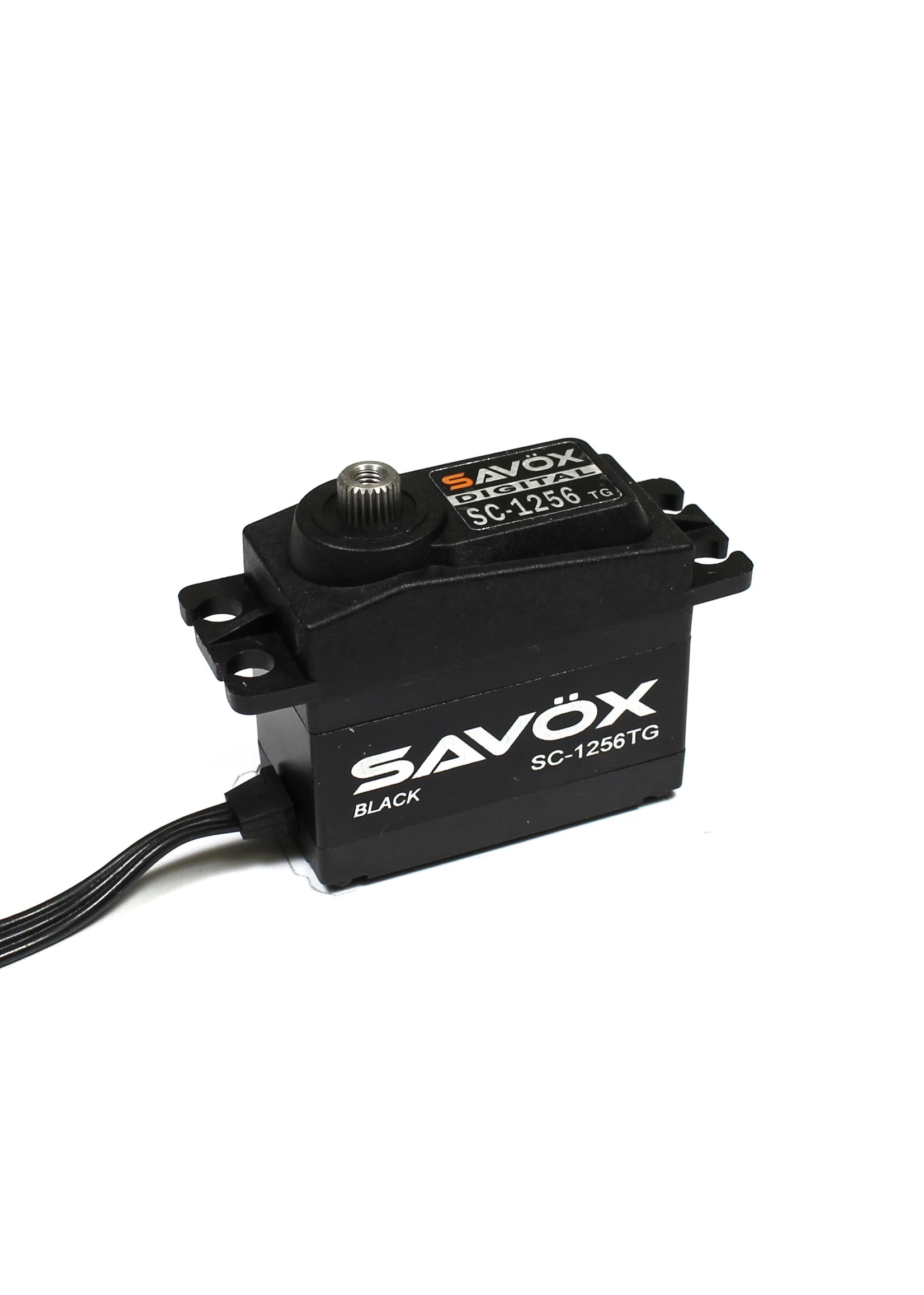 Savox SAVSC1256TG-BE - Black Edition Standard Size Coreless Digital Servo 0.15sec / 277oz @ 6V 1 Savox SAVSC1256TG-BE - Black Edition Standard Size Coreless Digital Servo 0.15sec / 277oz @ 6V