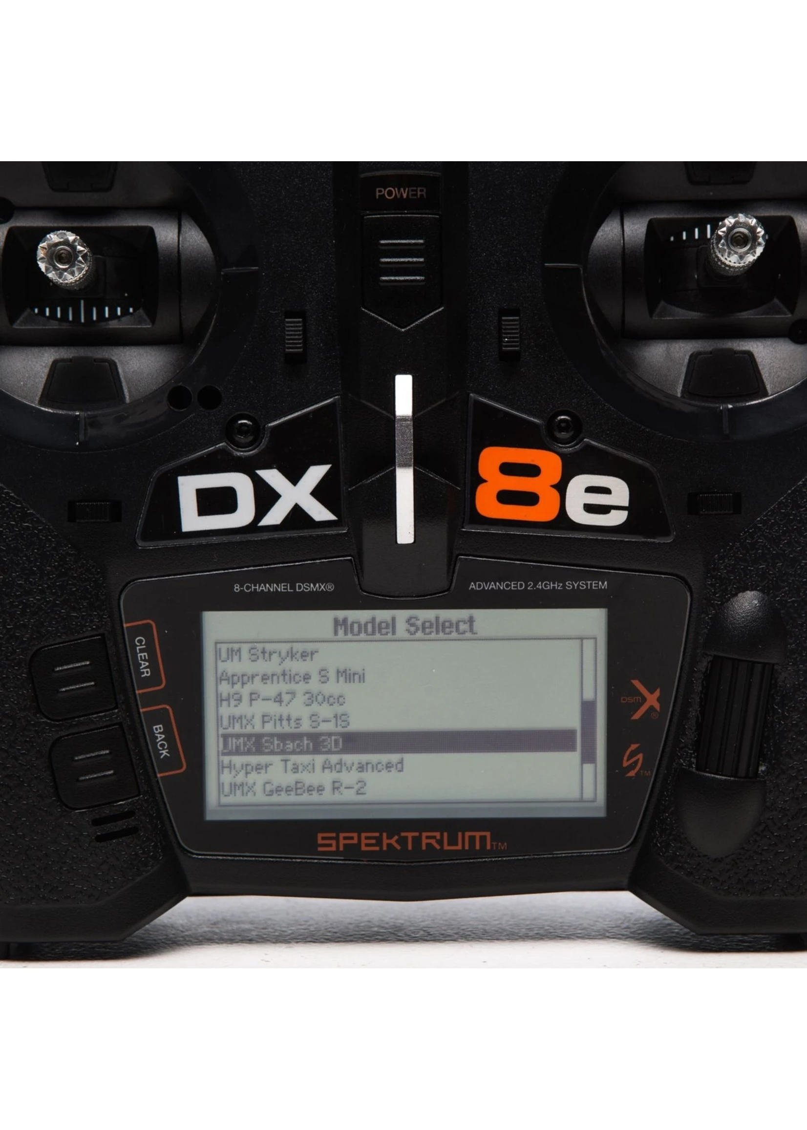 Spektrum SPMR8105 - DX8e 8-Channel DSMX Transmitter Only 7 Spektrum SPMR8105 - DX8e 8-Channel DSMX Transmitter Only - Image 7
