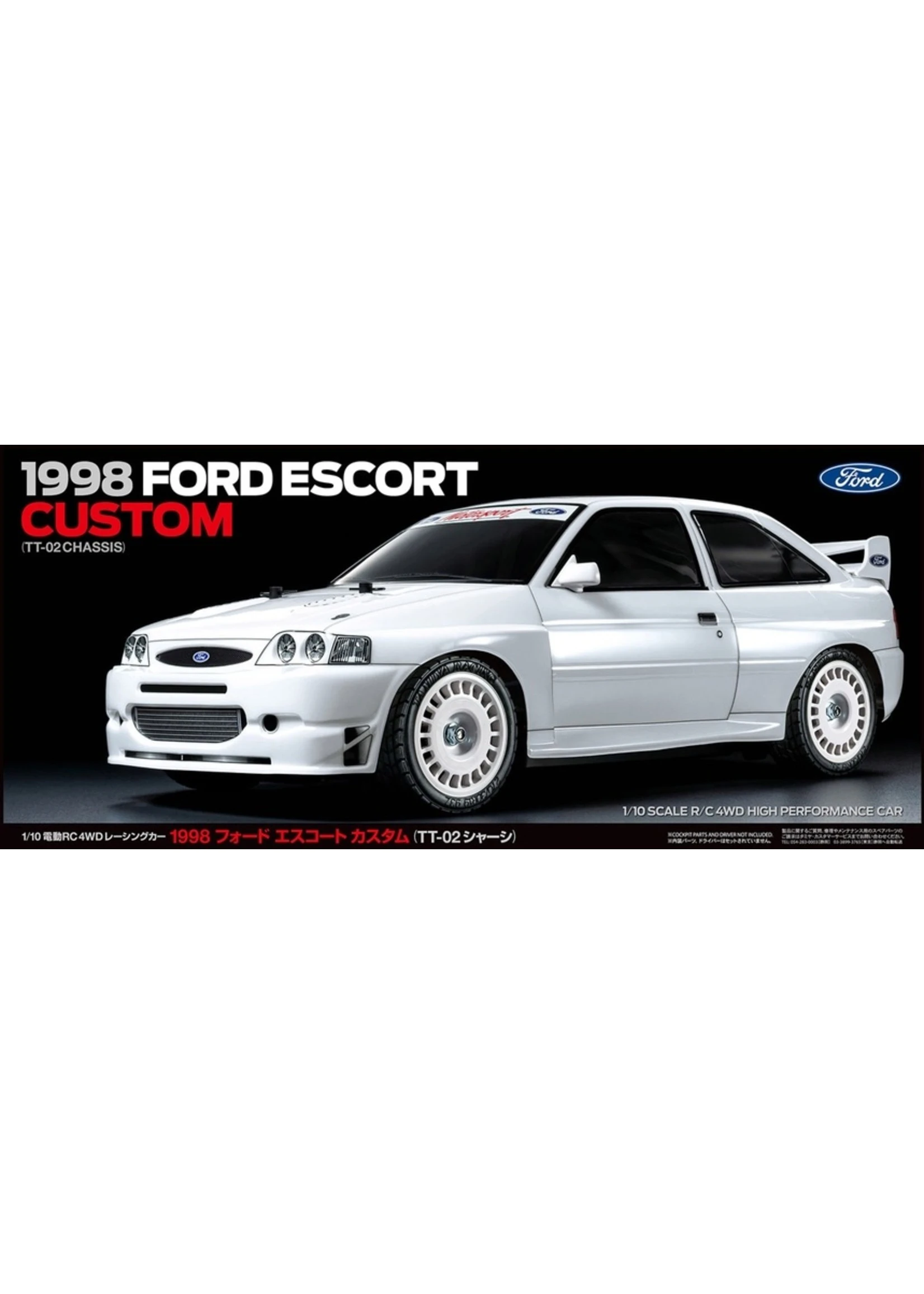 Tamiya 1/10 1998 Ford Escort - TT-02 Chassis Kit 2 Tamiya 1/10 1998 Ford Escort - TT-02 Chassis Kit - Image 2