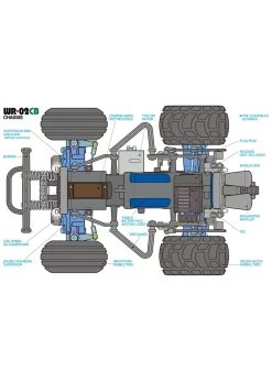 Tamiya 1/10 Comical Grasshopper 2WD - WR-02CB Chassis Kit 19 Tamiya 1/10 Comical Grasshopper 2WD - WR-02CB Chassis Kit -hu bhobby shop tamiya 1 10 comical grasshopper 2wd wr 02cb chassi 9